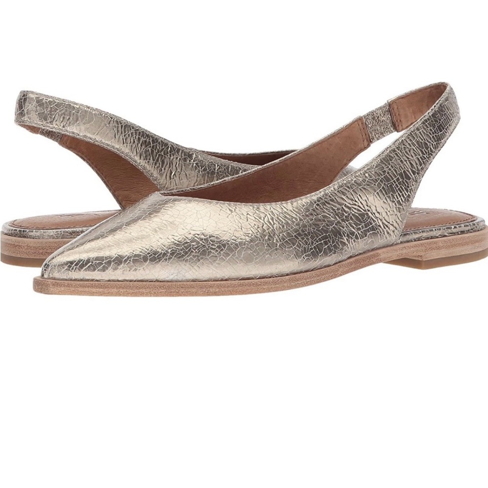 Frye $198 Sz 9.5 Kensie Sandal Ballet Flat Slingback Pointed Toe Mint